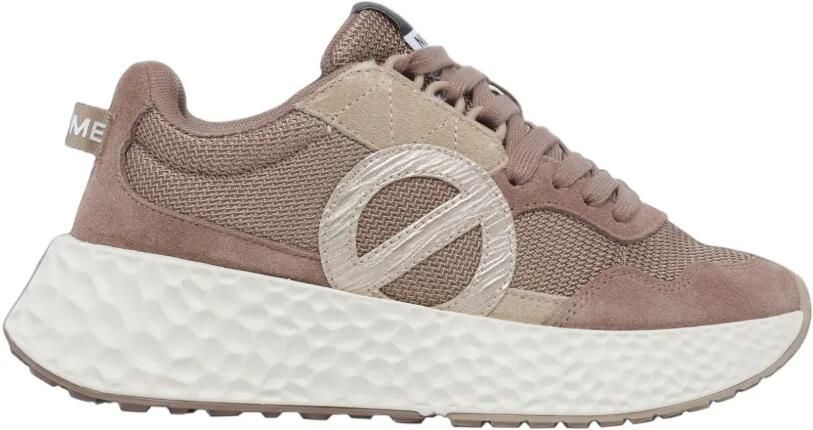 No Name Carter suede-panelled sneakers Bruin