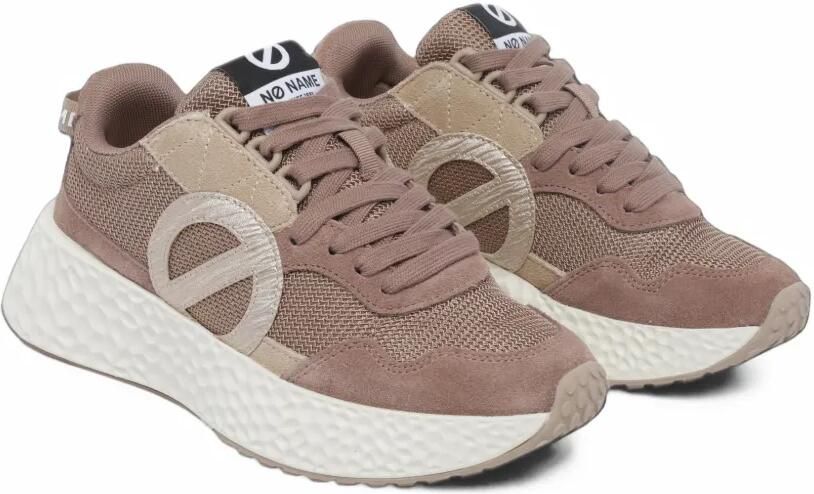 No Name Carter suede-panelled sneakers Bruin - Foto 3