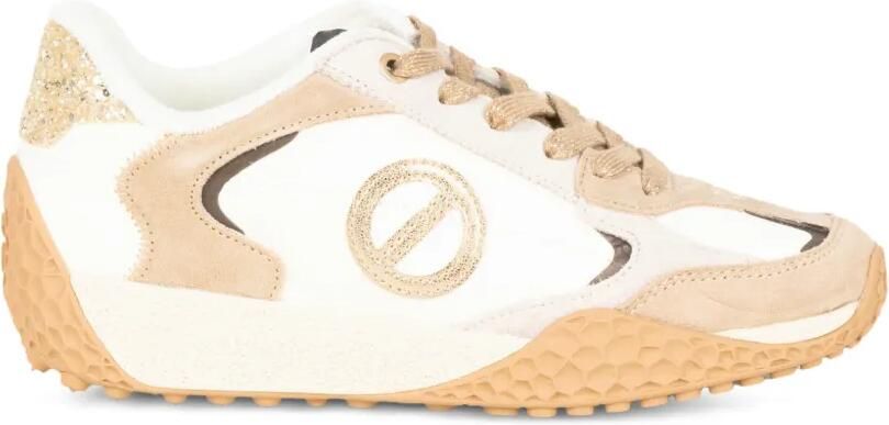 No Name Kate sneakers met glitters Beige