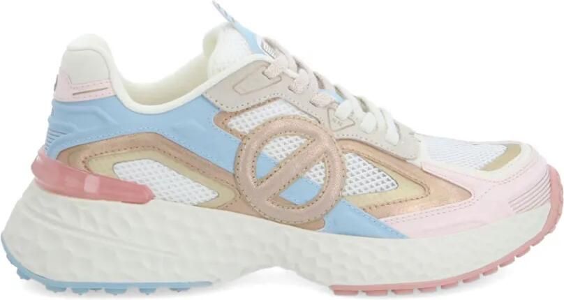No Name Sneakers met logopatch Blauw