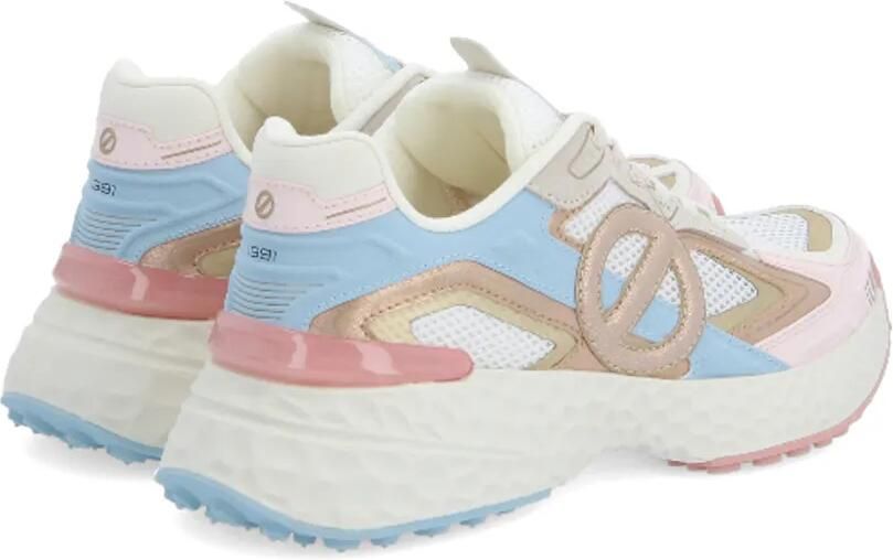 No Name Sneakers met logopatch Blauw - Foto 4