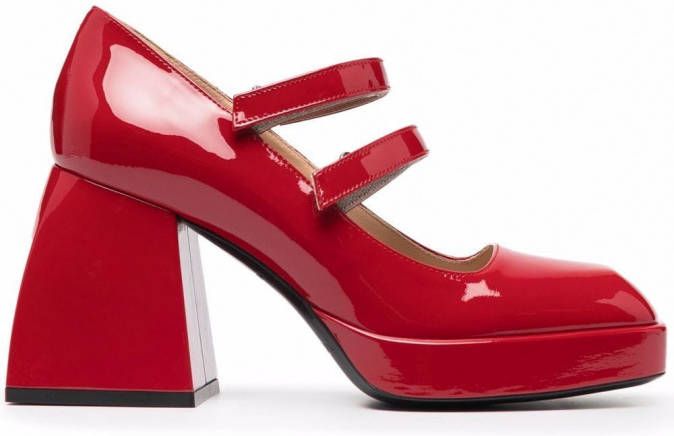 Nodaleto Bulla Babies leren pumps Rood