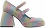 Nodaleto Bulla Babies pumps met glitter Blauw - Thumbnail 1