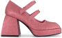 Nodaleto Bulla Babies pumps met glitters Roze - Thumbnail 1