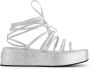 Nodaleto Bulla Gaia sandalen met plateauzool Zilver - Thumbnail 1