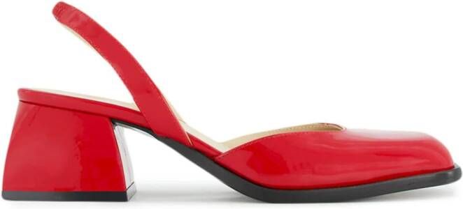 Nodaleto Bulla Jones leren pumps Rood