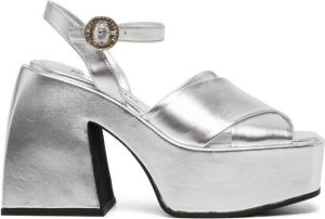 Nodaleto Bulla Joni sandalen Zilver