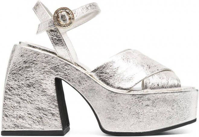 Nodaleto Bulla metallic sandalen