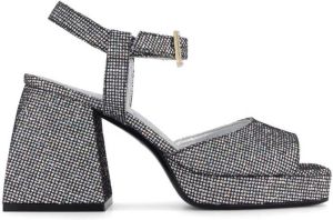 Nodaleto Bulla Ness sandalen met glitter Zilver