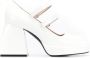 Nodaleto Bulla pumps met blokhak Wit - Thumbnail 1