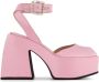 Nodaleto Bulla Sofia satijnen pumps Roze - Thumbnail 1