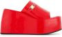 Nodaleto Bulla Yelena sandalen met sleehak Rood - Thumbnail 1