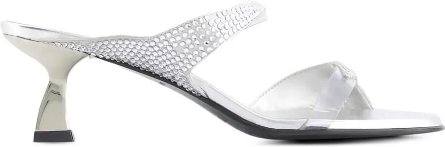Nodaleto 50 mm Dona Luna sandalen met hak Zilver