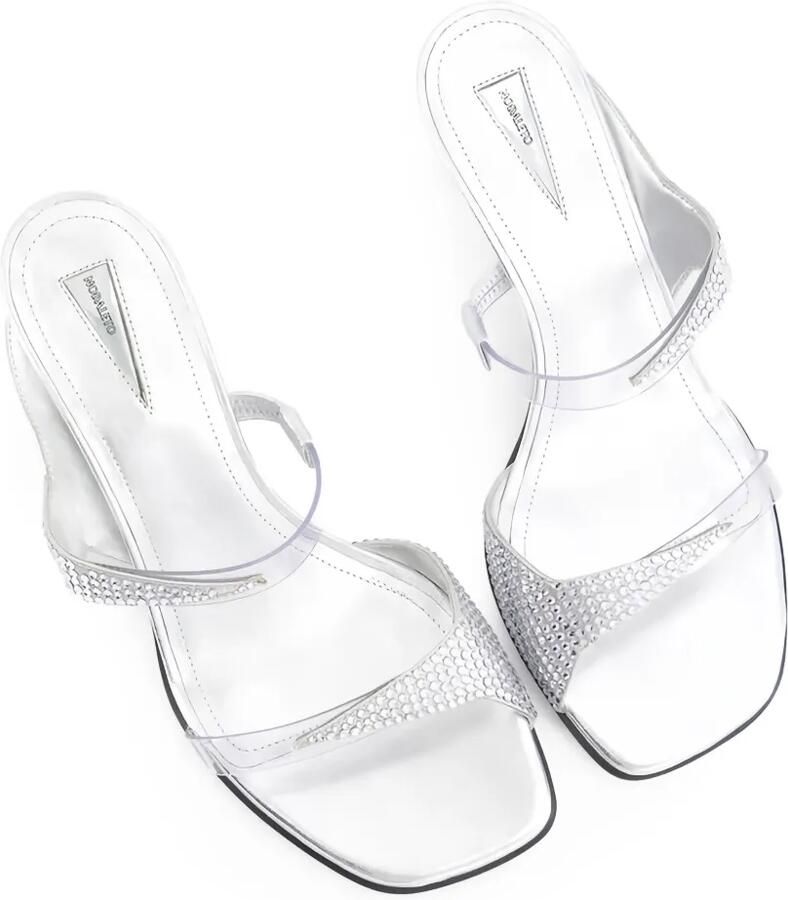 Nodaleto 50 mm Dona Luna sandalen met hak Zilver - Foto 2