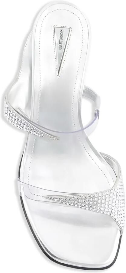Nodaleto 50 mm Dona Luna sandalen met hak Zilver - Foto 4