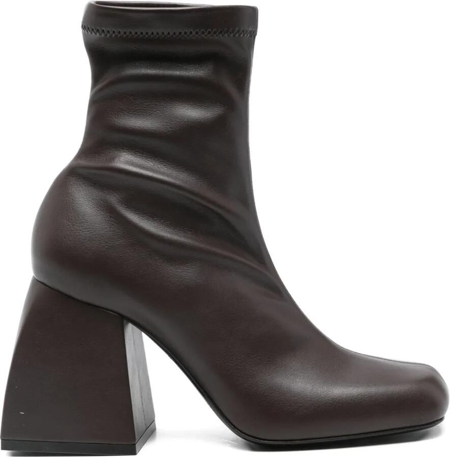 Nodaleto 90 mm Mila laarzen Bruin