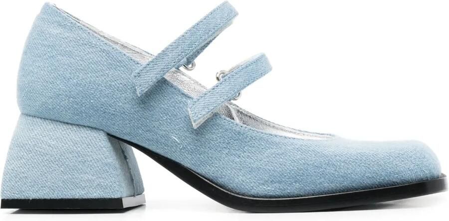 Nodaleto Bulla denim pumps Blauw