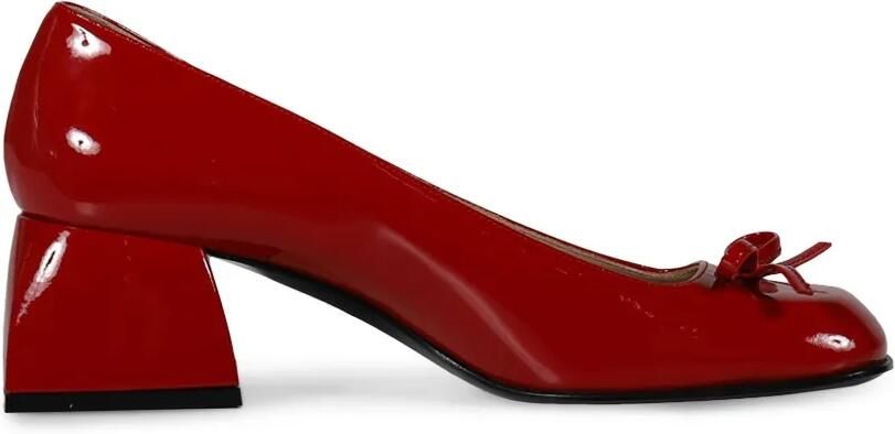 Nodaleto Bulla Node pumps met vierkante neus Rood