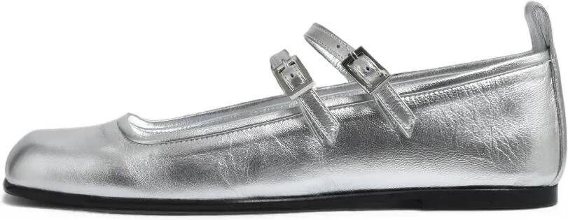 Nodaleto Bulla Rina ballerina's met gesp Zilver - Foto 3