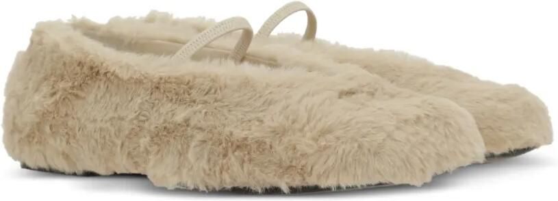 Nodaleto Cindy ballerina's van imitatiebont Beige - Foto 4