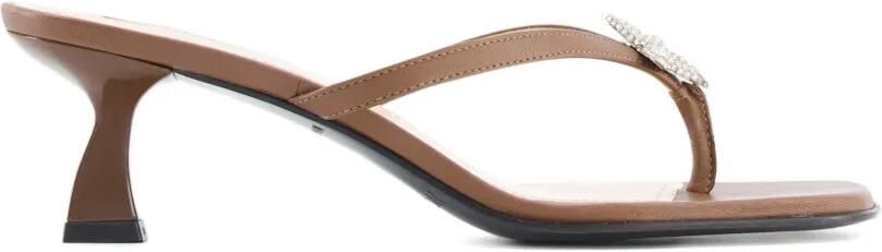 Nodaleto Dona Ariel sandalen met sterdetail Bruin