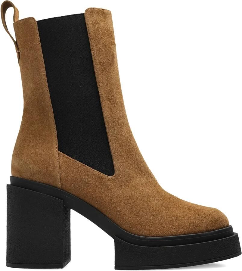 Nodaleto Laarzen met plateauzool Bruin