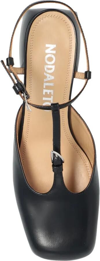 Nodaleto Leren pumps met vierkante neus Zwart - Foto 5