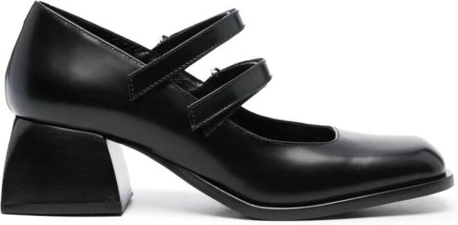 Nodaleto Pumps met vierkante neus Zwart