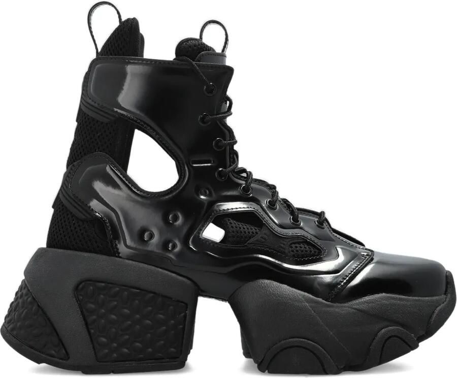 Noir Kei Ninomiya x Comme des Garçons sneakers met plateauzool en uitgesneden details Zwart