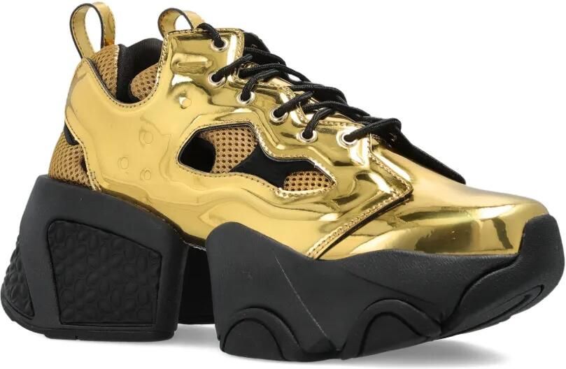 Noir Kei Ninomiya x Comme des Garçons sneakers met plateauzool en uitgesneden details Goud