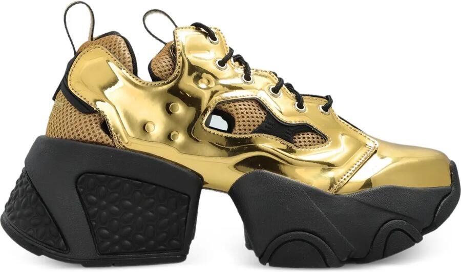 Noir Kei Ninomiya x Comme des Garçons sneakers met plateauzool en uitgesneden details Goud - Foto 3
