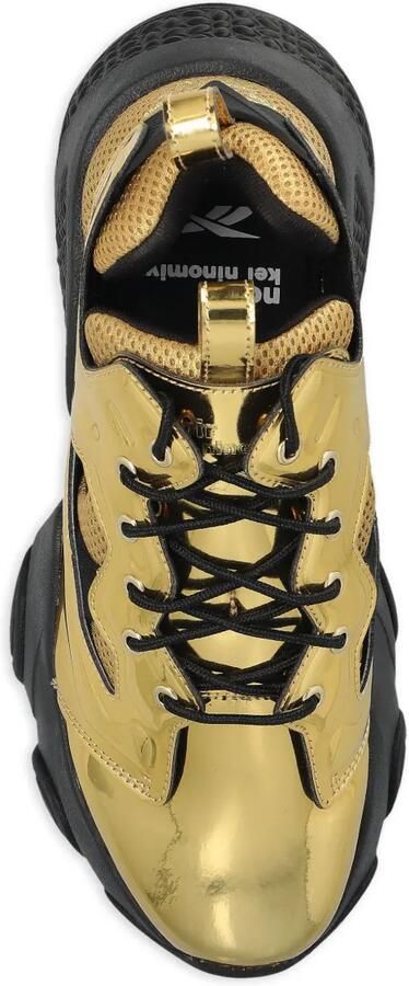 Noir Kei Ninomiya x Comme des Garçons sneakers met plateauzool en uitgesneden details Goud - Foto 5