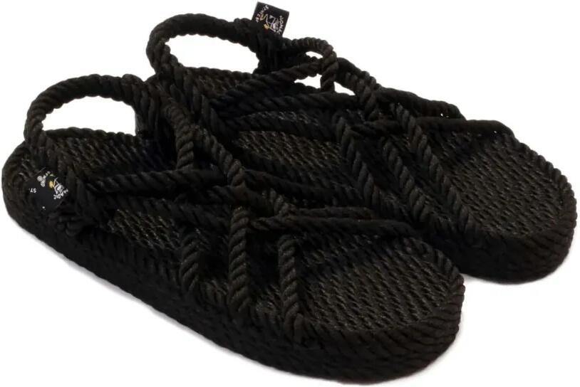 Nomadic State of Mind Geweven sandalen met touw Zwart - Foto 4