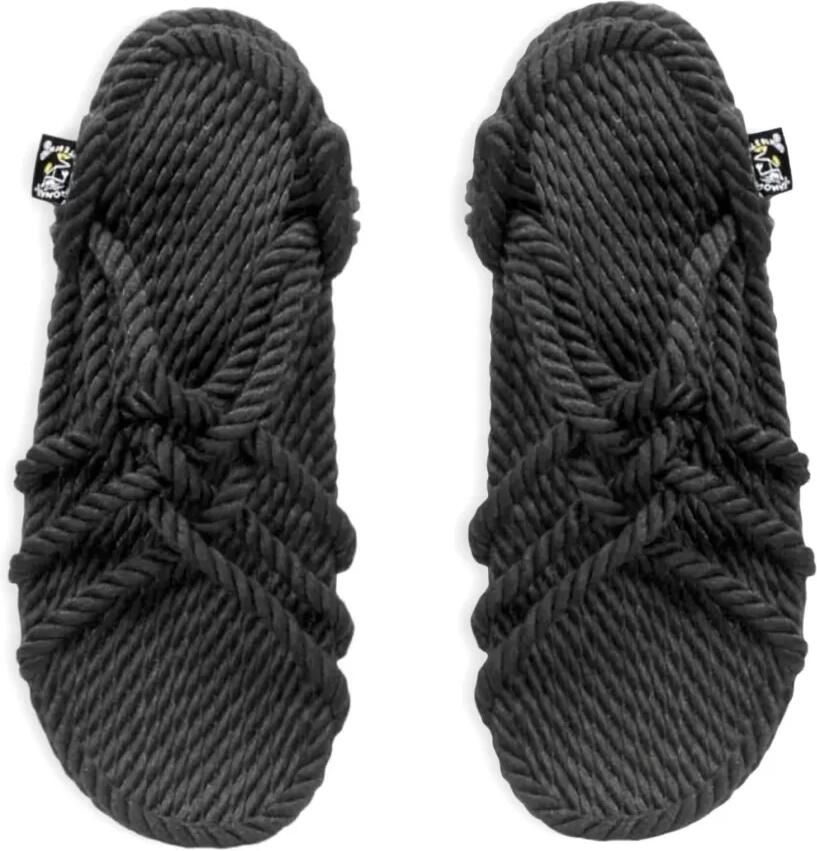 Nomadic State of Mind Geweven sandalen met touw Zwart - Foto 2