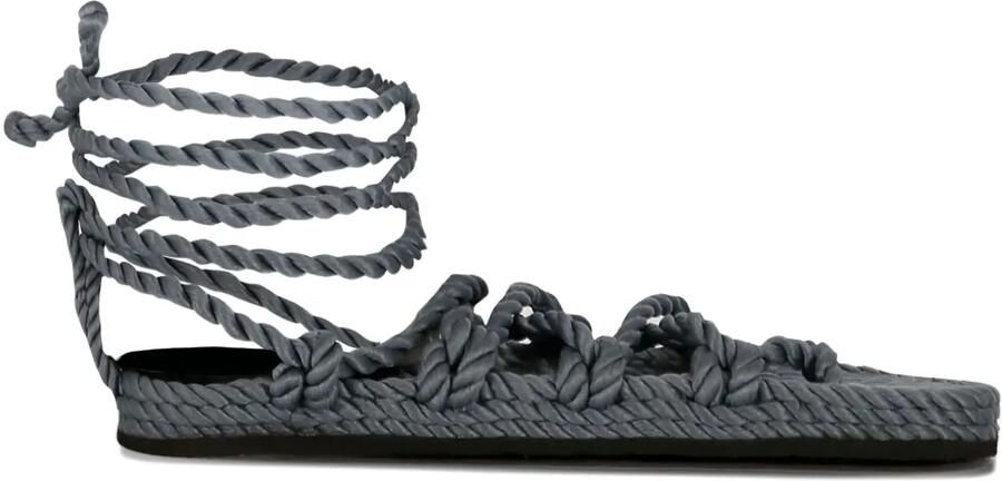 Nomadic State of Mind Sandalen met touw kant Blauw