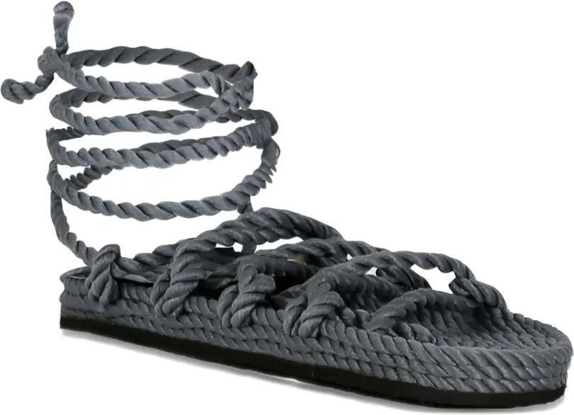 Nomadic State of Mind Sandalen met touw kant Blauw - Foto 3