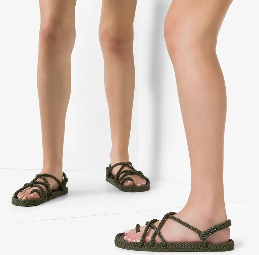 Nomadic State of Mind Toe Joe sandalen met touw Groen - Foto 2