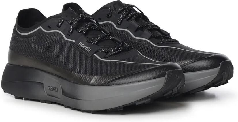 Norda 005 sneakers met logo-applicatie en vlakken Zwart