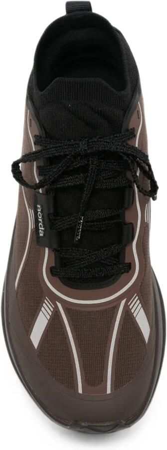 Norda 055 sneakers met reflecterend detail en vlakken Bruin - Foto 3