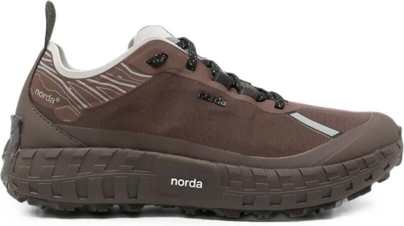 Norda Sneakers met vlakken Bruin