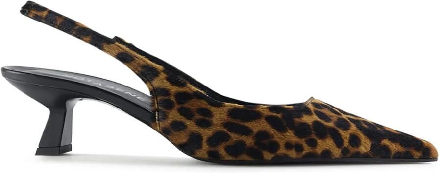Notabene 50 mm Elisa slingback pumps Beige