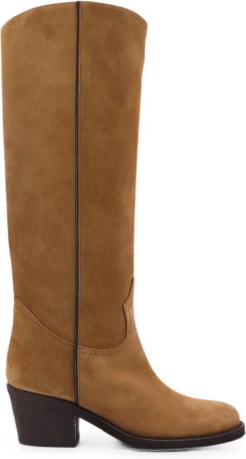 Notabene Ancy 65 suède knielaarzen Beige
