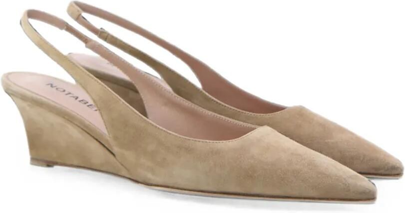 Notabene Elba 50 sandalen met puntige neus en sleehak Beige - Foto 5