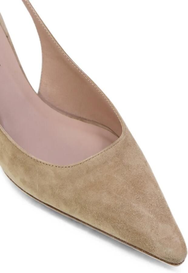 Notabene Elba 50 sandalen met puntige neus en sleehak Beige - Foto 4