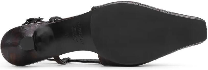 Notabene Elena leren slingback pumps Bruin - Foto 4