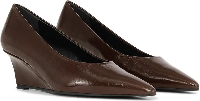 Notabene Elia pumps met sleehak Bruin - Foto 4