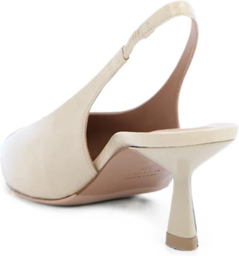 Notabene Emmely lakleren slingback pumps Beige - Foto 2