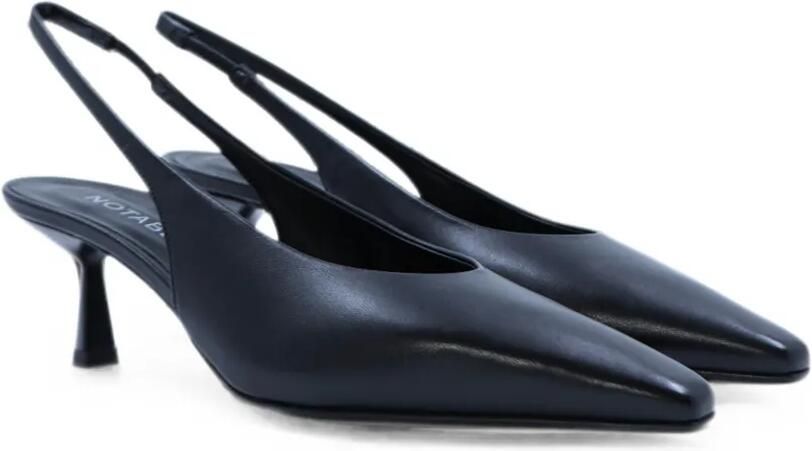Notabene Emmely Low slingback pumps Zwart - Foto 5