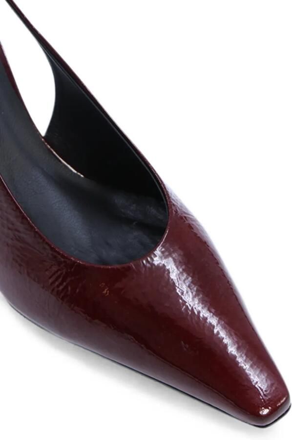 Notabene Emmely slingback pumps met lakleren afwerking Rood - Foto 4