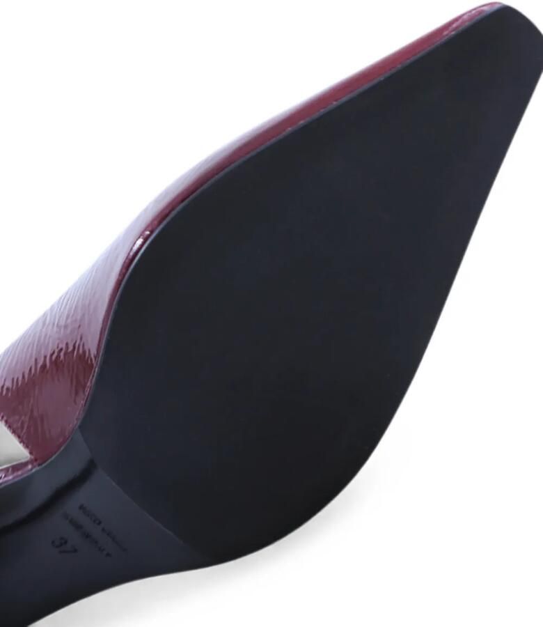 Notabene Emmely slingback pumps met lakleren afwerking Rood - Foto 2